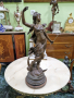 Страхотна антикварна колекционерска френска фигура статуетка , снимка 1 - Антикварни и старинни предмети - 44969016