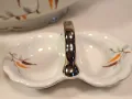 Карловски порцеланов супник солница и сосиера Victoria Czechoslovakia     7/1, снимка 3