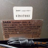 Saba compact Clock A -  alarm Clock radio  vintage 79, снимка 13 - Други - 45150053
