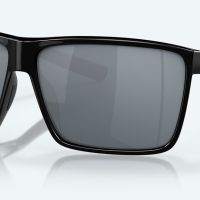 Очила Costa Rincon, Shiny Black, Gray Silver Mirror 580P, снимка 1 - Слънчеви и диоптрични очила - 45431779