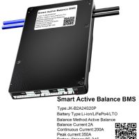 JIKONG BMS B2A24S20P Smart Active Balance 2A Current for 8S~20S  24S Li-ion LiFePo4 Battery 150A 200, снимка 9 - Друга електроника - 45080300