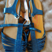 Дамски кожени сандали , снимка 1 - Сандали - 44961845