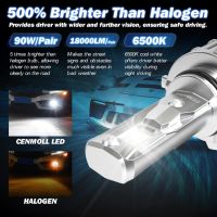 Крушки Cenmoll H4 Led крушка, 6500K 18000LM 500% яркост, снимка 2 - Аксесоари и консумативи - 45864503