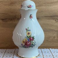Уникално красива голяма ваза с капак -Bareuther Waldesassen -Bavaria, снимка 8 - Антикварни и старинни предмети - 45484860