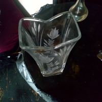 Кристална ваза Арт Деко , снимка 2 - Вази - 44957989