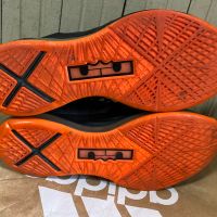 ''Nike LeBron 10 Lava Black Orange Gray'оригинални мъжки маратонки 43, снимка 10 - Маратонки - 45437769