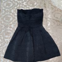 Дамска черна рокля ХС, снимка 2 - Рокли - 45302352