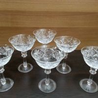 Кристални чаши , снимка 7 - Антикварни и старинни предмети - 46017488