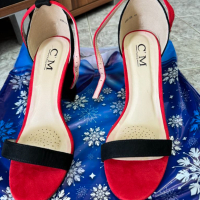 Продавам чисто нови  дамски сандали на ток C'M PARIS , снимка 5 - Сандали - 45003338