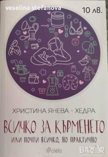 Книга Всичко за кърменето , снимка 1