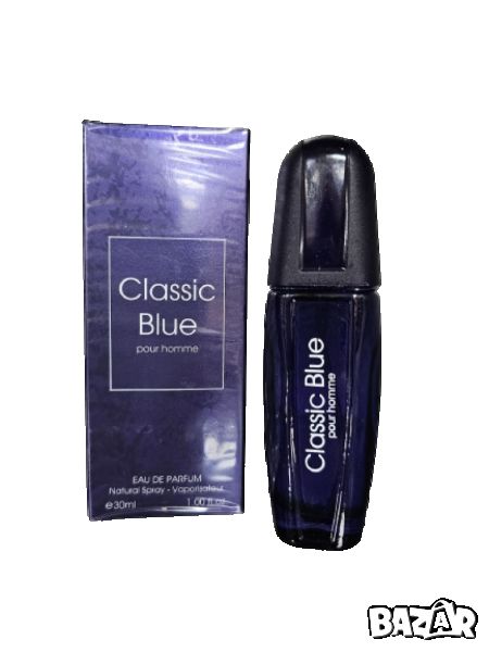 Парфюм Classic Blue Pour Homme Eau De Parfum 30ml, снимка 1