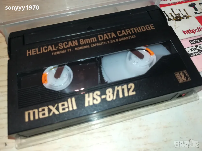 MAXELL HS-8/112 DATA8 8MM TAPE 1312241808, снимка 1