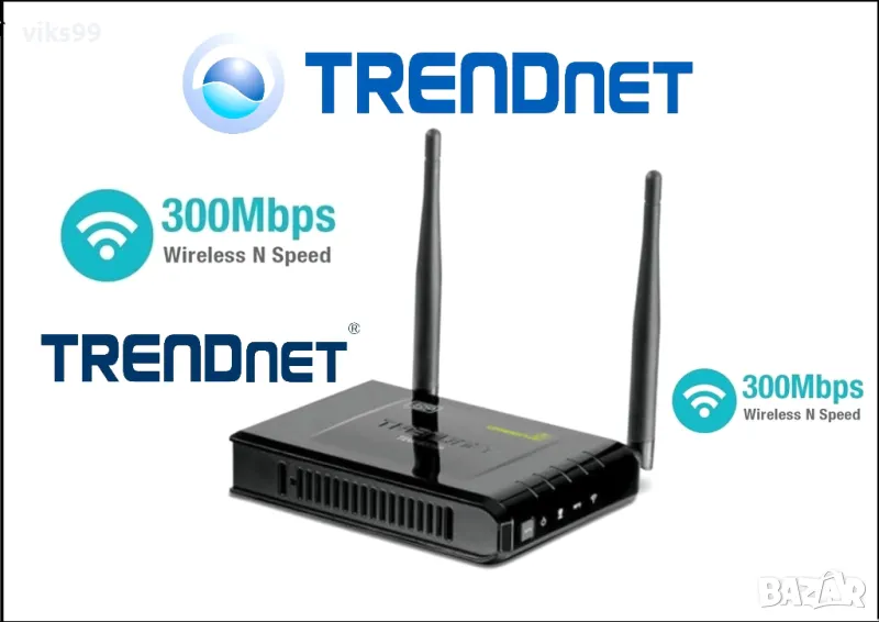 TRENDnet Wireless Easy-N-Upgrader™ 300 Mbps, снимка 1