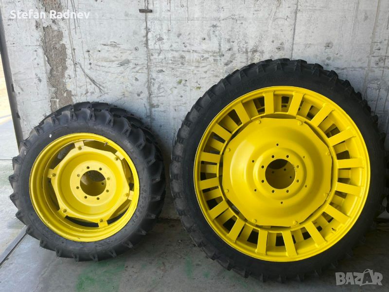 Комплект 4 бр. тесни гуми с джанти за редови обработки 230-95/48 - 230-95/32 (N01285), снимка 1