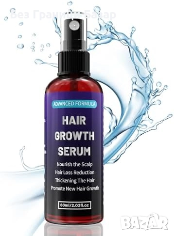 Ново Масло за растеж на коса с розмарин, рициново масло и биотин 60ml, снимка 1