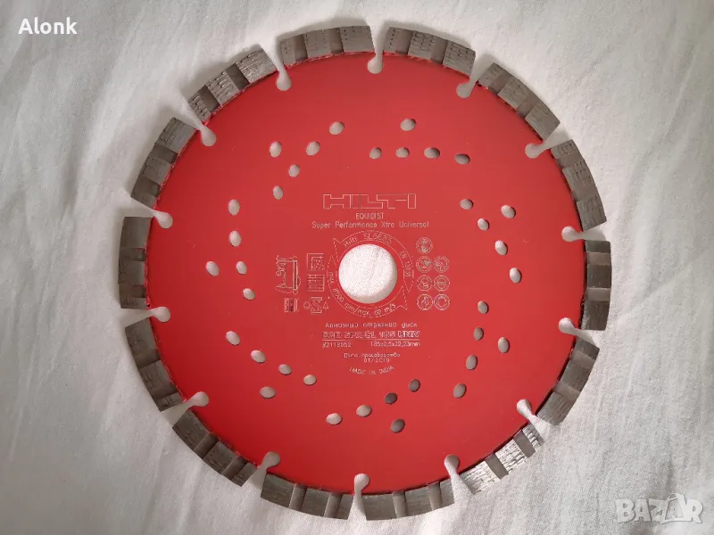 Диамантов диск Hilti, снимка 1