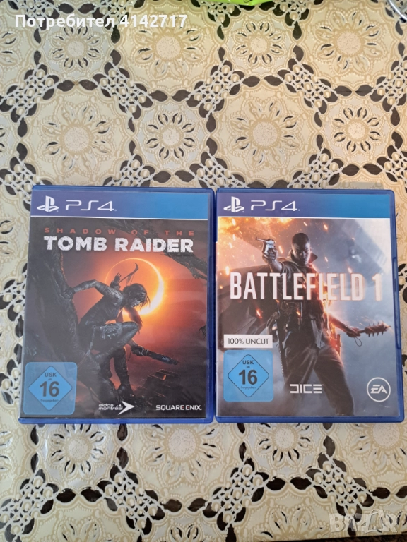 Ps4 игри Battlefield 1 и Shadow of the tomb raider , снимка 1