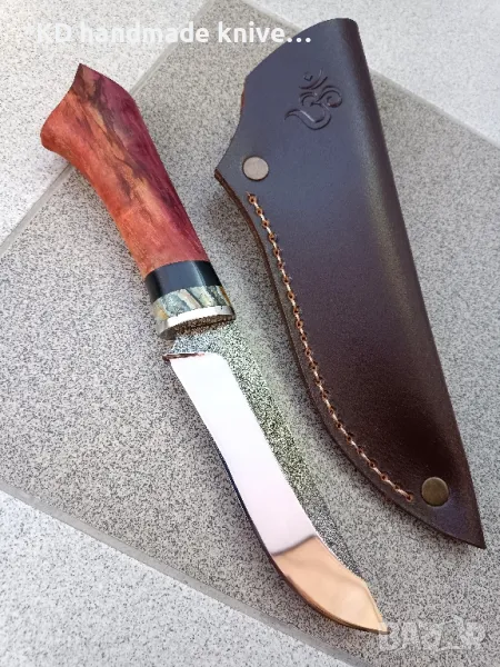 Ръчно изработен ловен нож от марка KD handmade knives ловни ножове, снимка 1