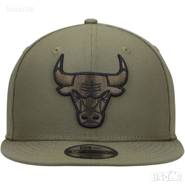 NBA шапка Chicago bulls New Era olive color , снимка 1