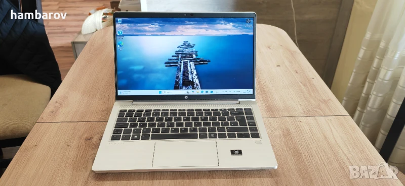 Супер лаптоп HP Probook 445 G9 с 6-ядрен Ryzen 5-5625U и 14'' FHD 256 GB SSD 16GB Windows 11 , снимка 1
