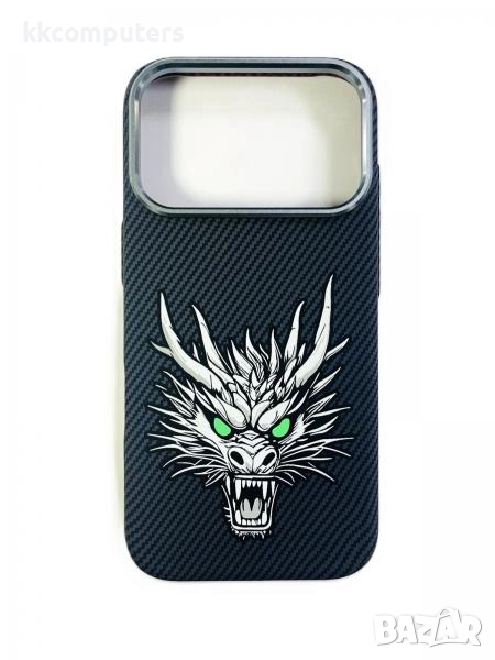 Калъф PVC Карбон MagSafe / Дракон / за iPhone 17 Pro Max 6.9 Баркод : 3133048, снимка 1