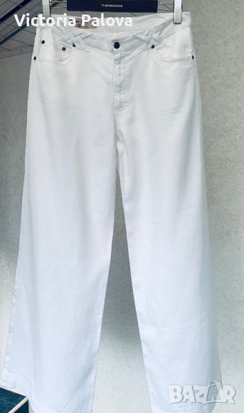 Ленен панталон широк крачол MARLBORO CLASSICS оригинал, снимка 1