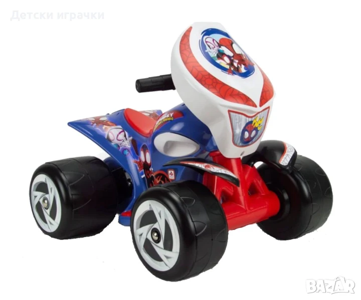 Акумулаторно бъги АТВ 6V Спайдърмен Spiderman, Injusa, снимка 1