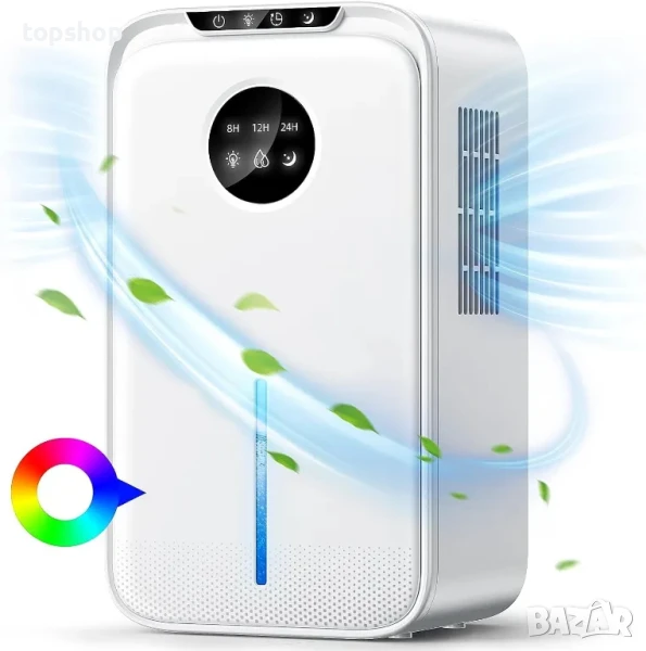 НОВ влагоуловител YP2318 2200ml, за дома с дренажен маркуч. Бял, снимка 1