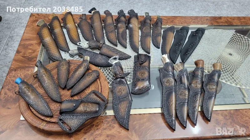 ръчно изработени кожени кании , снимка 1