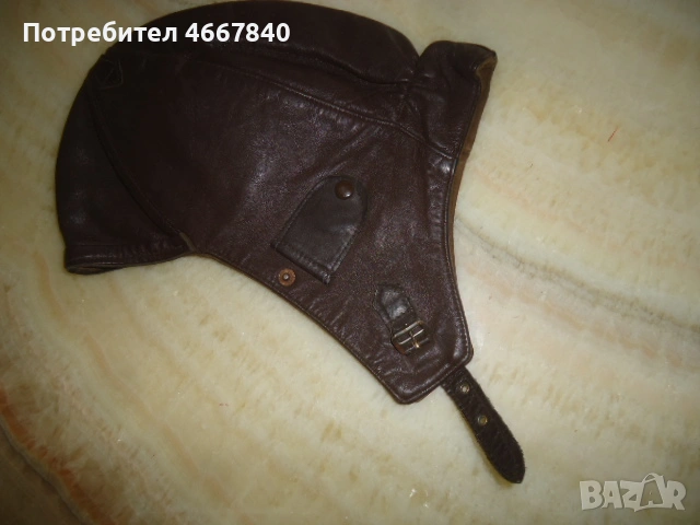 пилотска кожена каска ww2 Luftwaffe, снимка 1