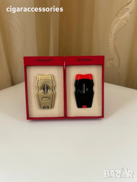 Резачка за пури GUEVARA – V-образно рязане и пънч, снимка 1