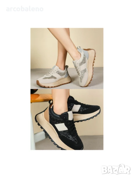Дамски ниски маратонки, 2цвята , снимка 1