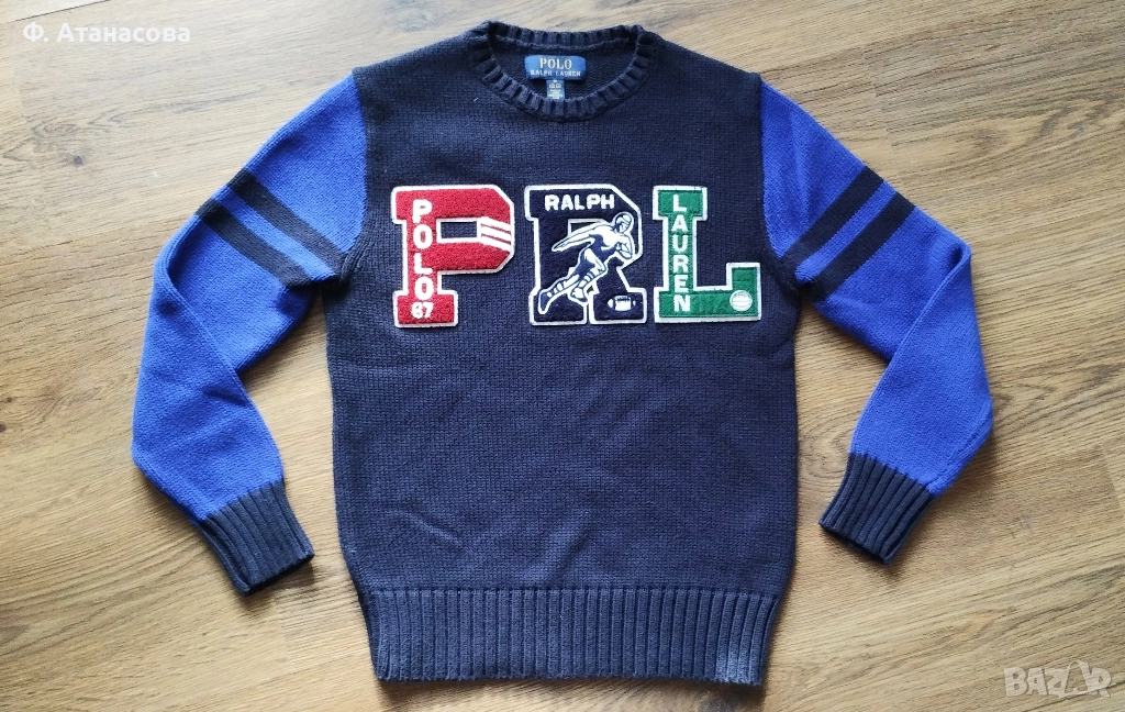 Оригинален пуловер RALPH LAUREN, размер 140-152, 9-11 години, като нов, снимка 1