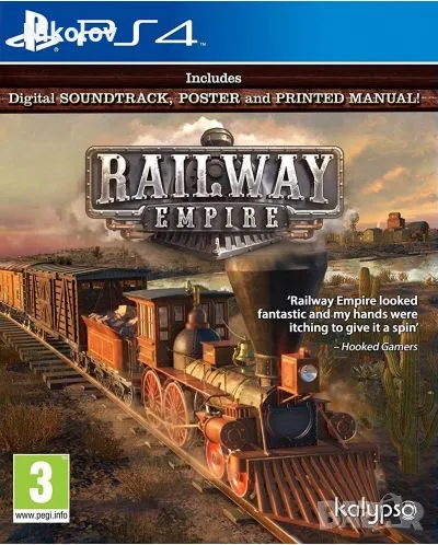 Railway Empire PS4 (Съвместима с PS5), снимка 1