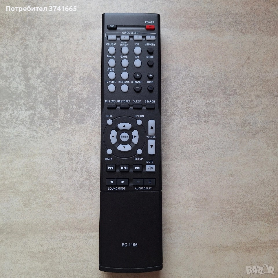 Дистанционно за AV ресивър DENON RC-1196, снимка 1