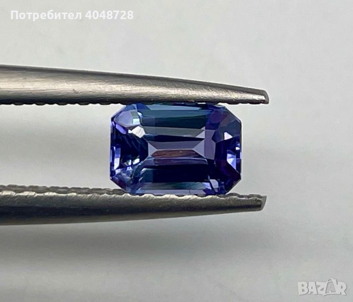 Инвестиционен естествен Танзанит 1.26ct., снимка 1