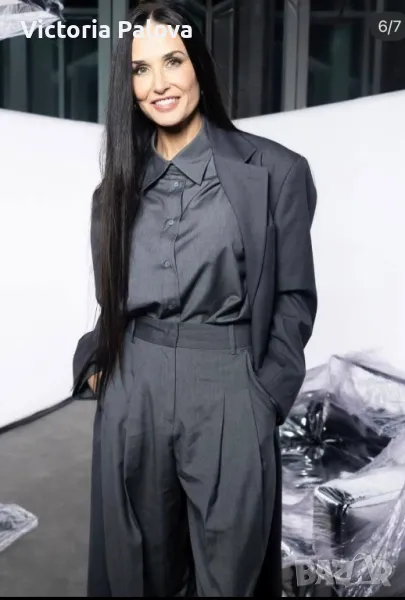 Дамски вълнен панталон голям размер GARDEUR Германия, снимка 1