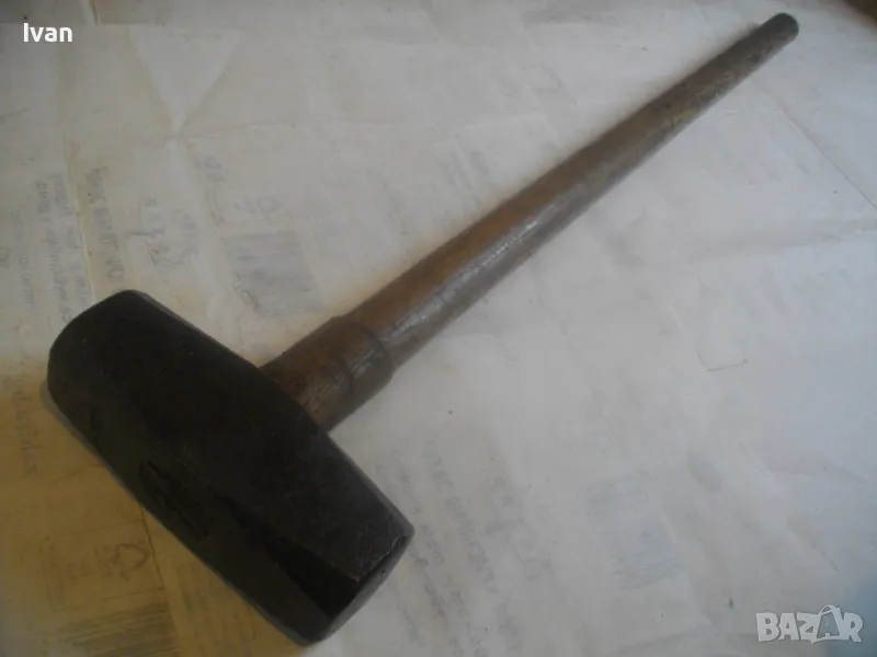 89см/5,2кг НЕМСКИ МАСИВЕН КОВАН РЪЧЕН ЧУК ГОЛЯМ С ГЛАВА 4,0 кг, снимка 1