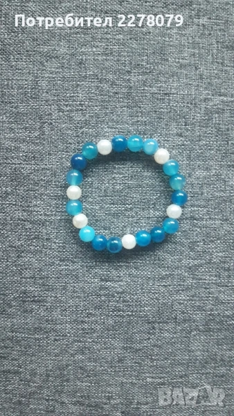 Гривна от ахат - ръчна изработка, снимка 1