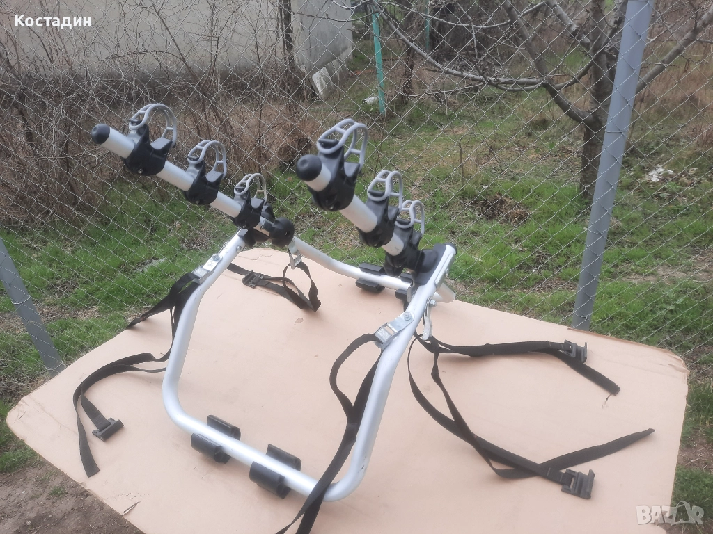 Багажник за колела AVENIR за 3 велосипеда, снимка 1