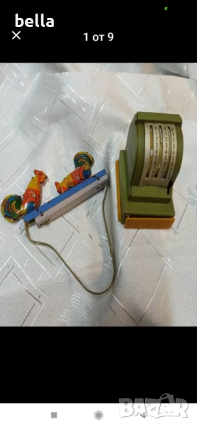 Соц.играчки -Касов апарат и петли, снимка 1