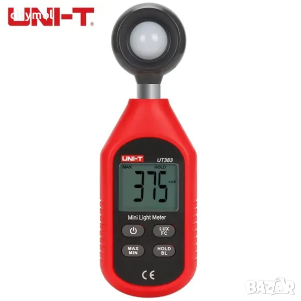 Луксметър светломер светлометър lux / light meter светлина,UNI-T UT383,  0 - 200 000 lx, снимка 1