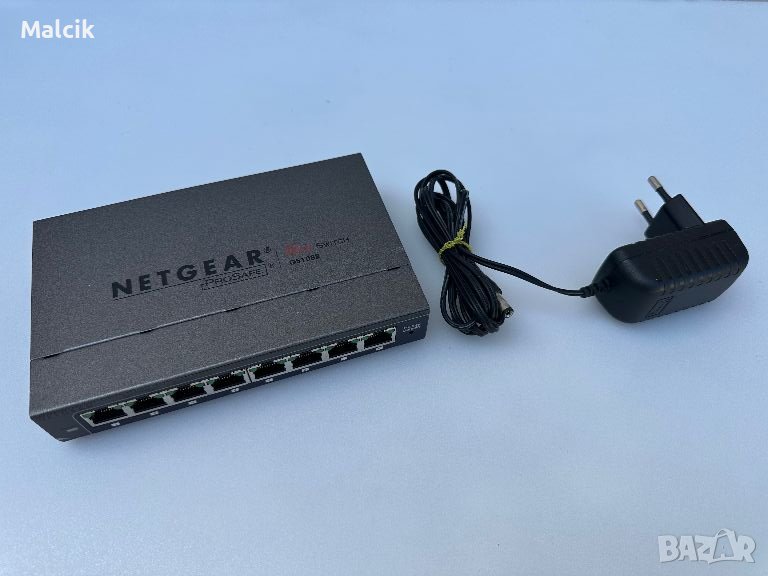 Гигабитов Суич NetGear GS108E 8x10/100/1000 Mbps , снимка 1