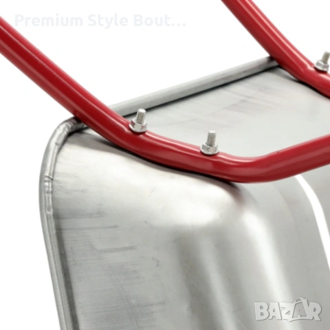 Градинска количка с товаропоносимост 100 кг - голям капацитет и стабилна основа, снимка 7 - Градински инструменти - 53835623