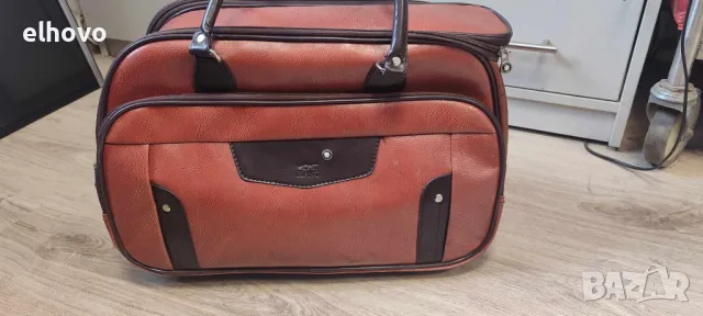 Кожена чанта за багаж Mont Blanc , снимка 3 - Куфари - 50440642