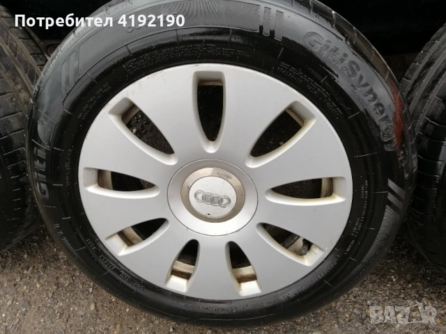 Здравейте! Предлагам за продажба лети джанти за Ауди 16", снимка 5 - Гуми и джанти - 53960011