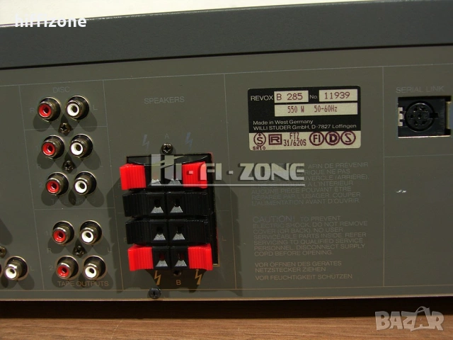 РЕСИВЪР  Revox b-285 , снимка 8 - Ресийвъри, усилватели, смесителни пултове - 53007918