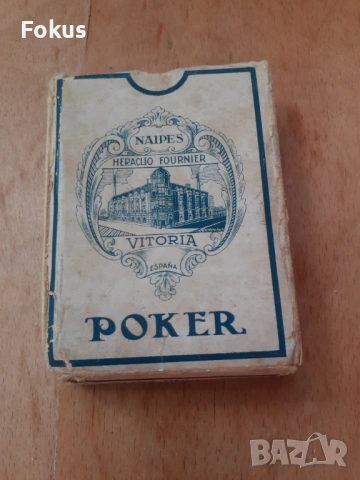 Стари колекционерски карти за игра Poker - N18