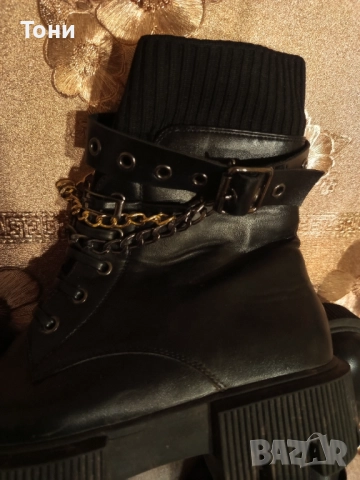 LADY GLORY Нови Дамски Боти Изцяло от Естествена Кожа 39, снимка 17 - Дамски боти - 52923194