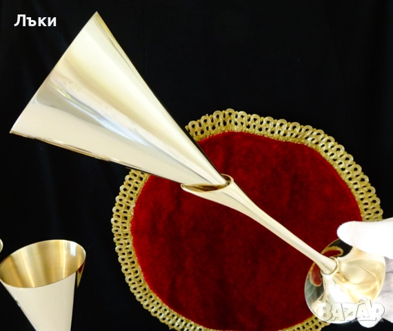 Бронзов бокал за вино,чаша за вино 23 см.,200 мл. , снимка 5 - Антикварни и старинни предмети - 51596160